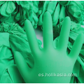 Guantes de esterilización de látex verde desechables